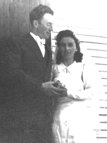 450: Anne Ryan and her husband Alfred Grant. (1943) [courtesy of Anne (Ryan) Grant]  - Anne daughter of Joseph Ryan &amp;amp; Ursula Barry